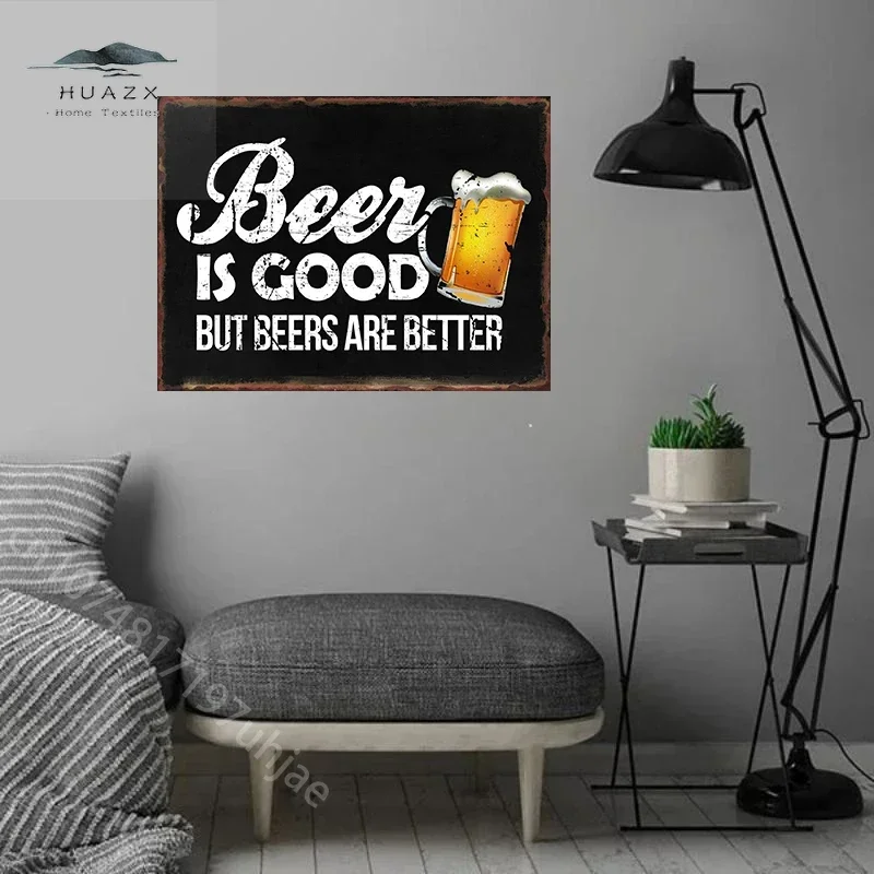 Alcohol And Drinking Metal Signs Rectangle Poster for Club Pub Tin Sign Decorative Plaque Painting Wall Aesthetical Decoration