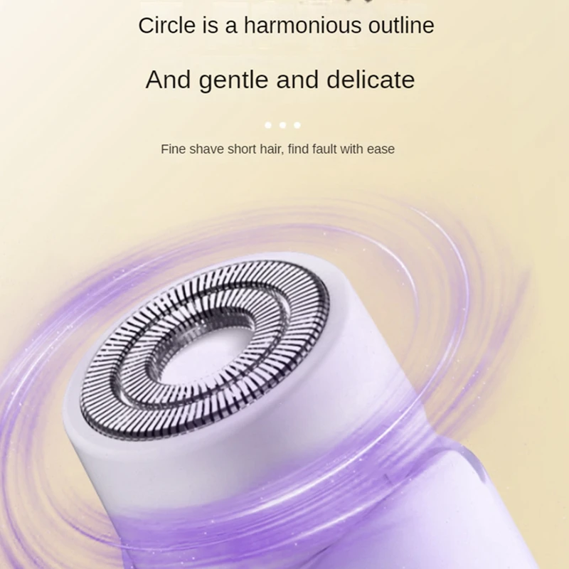 บิกินี่Trimmerสําหรับผู้หญิงไม่เจ็บปวดสุภาพสตรีกําจัดขนกันน้ําWet & Dry 2 In 1 Lady ShaverสําหรับPubic Hair & Facial Hair