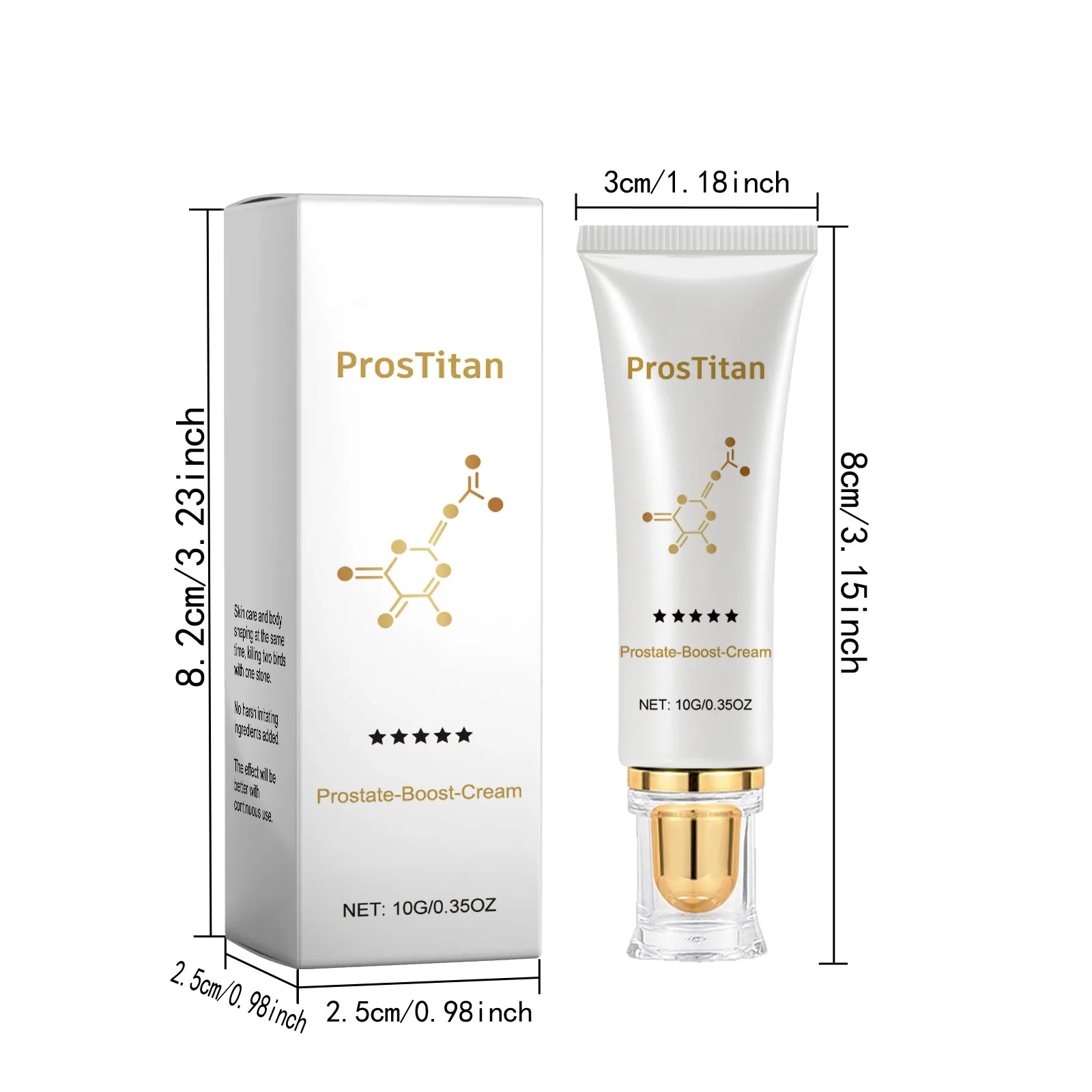 10G Prostate Repair Cream Regenerating Cream Boosts Libido Moisturizing And Nourishing Private Areas Enhances Sexual Desire