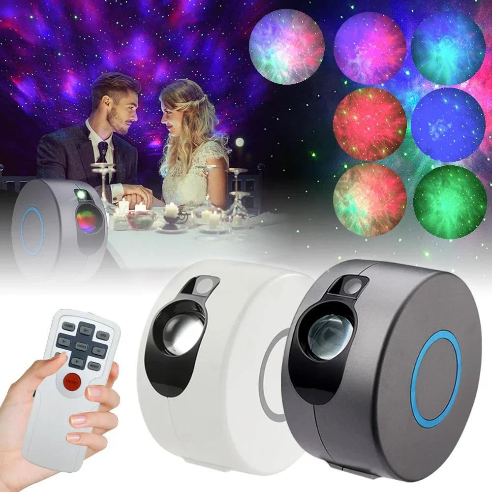 Upgrade Sky Starry Projector Night Light 3D Nebula Galaxy Star Led Night Light Lamp Room Galaxy Projector Party