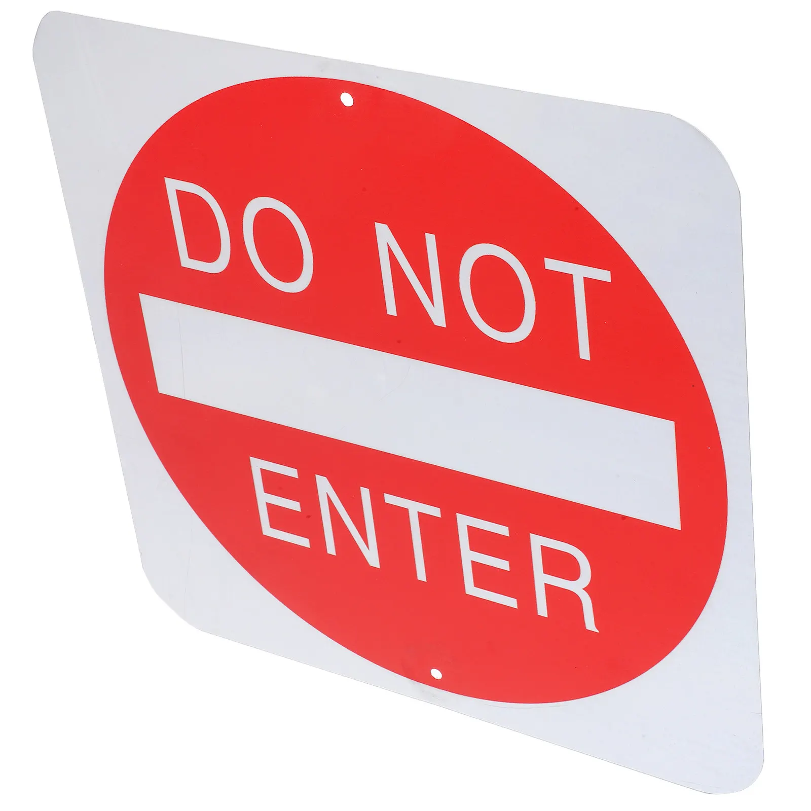 

Aluminum Alloy Do Not Enter Sign Highly Visible Rustproof Safety Warning Sign for Traffic Control Road Work Zones and Industrial