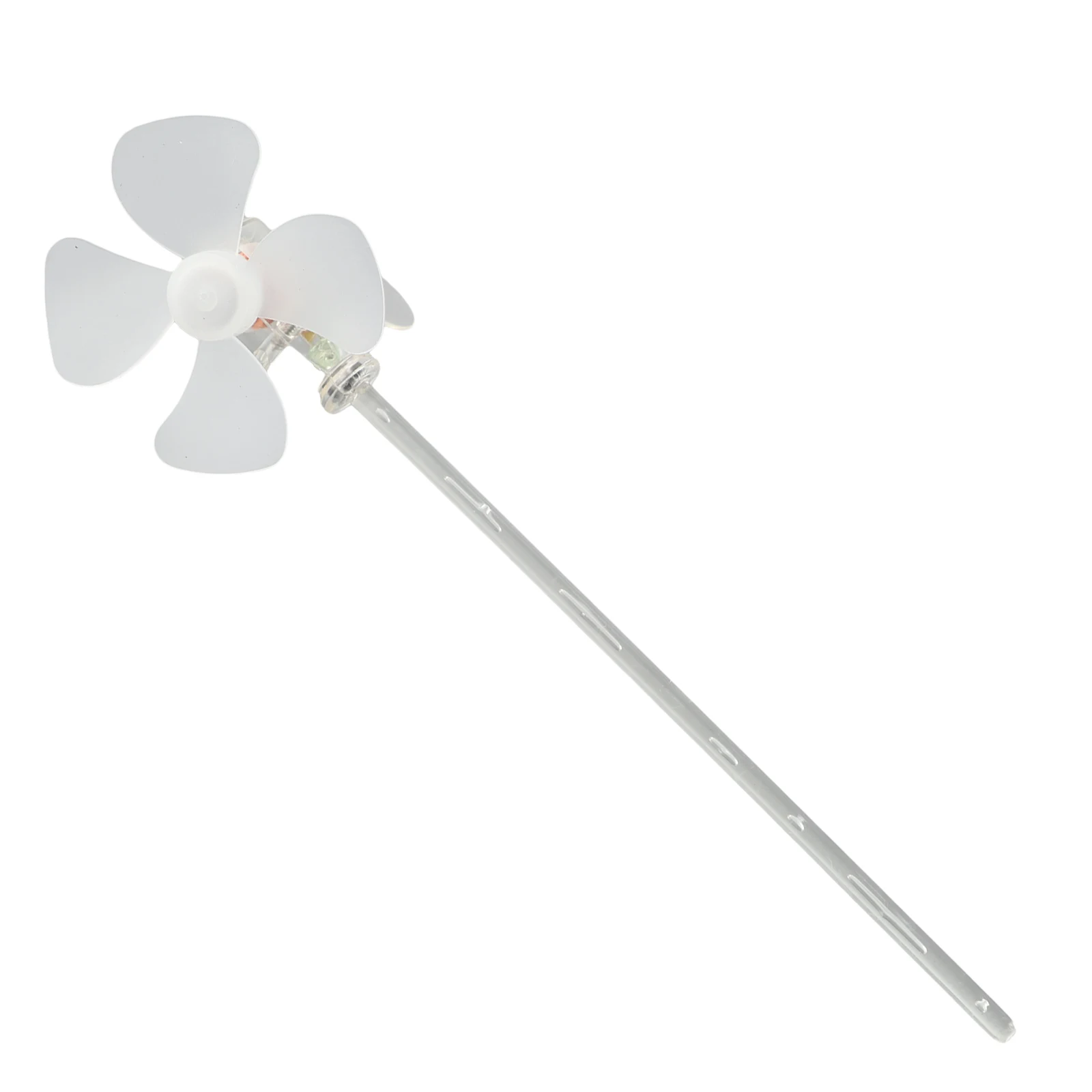 LED Teaching Tools Wind Turbines Plastic Smallest Template Wind Turbine 1 Green LED 1Pc 2 Blue LED 360° Rotate