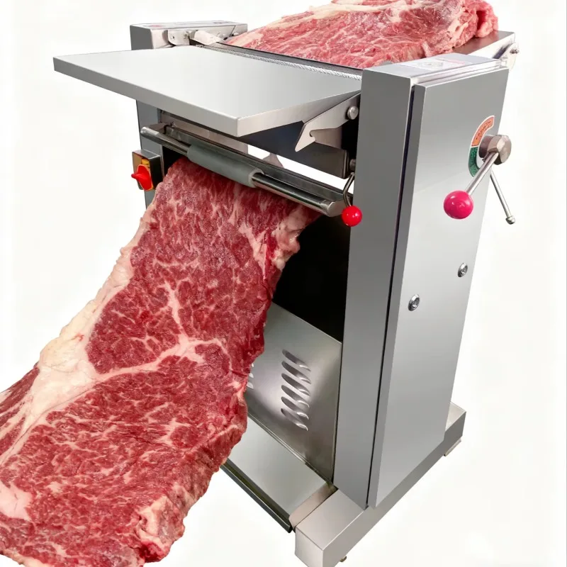 

Automatic pork belly head peeling machine Beef skin peeling machine Beef thin slicer Meat machine