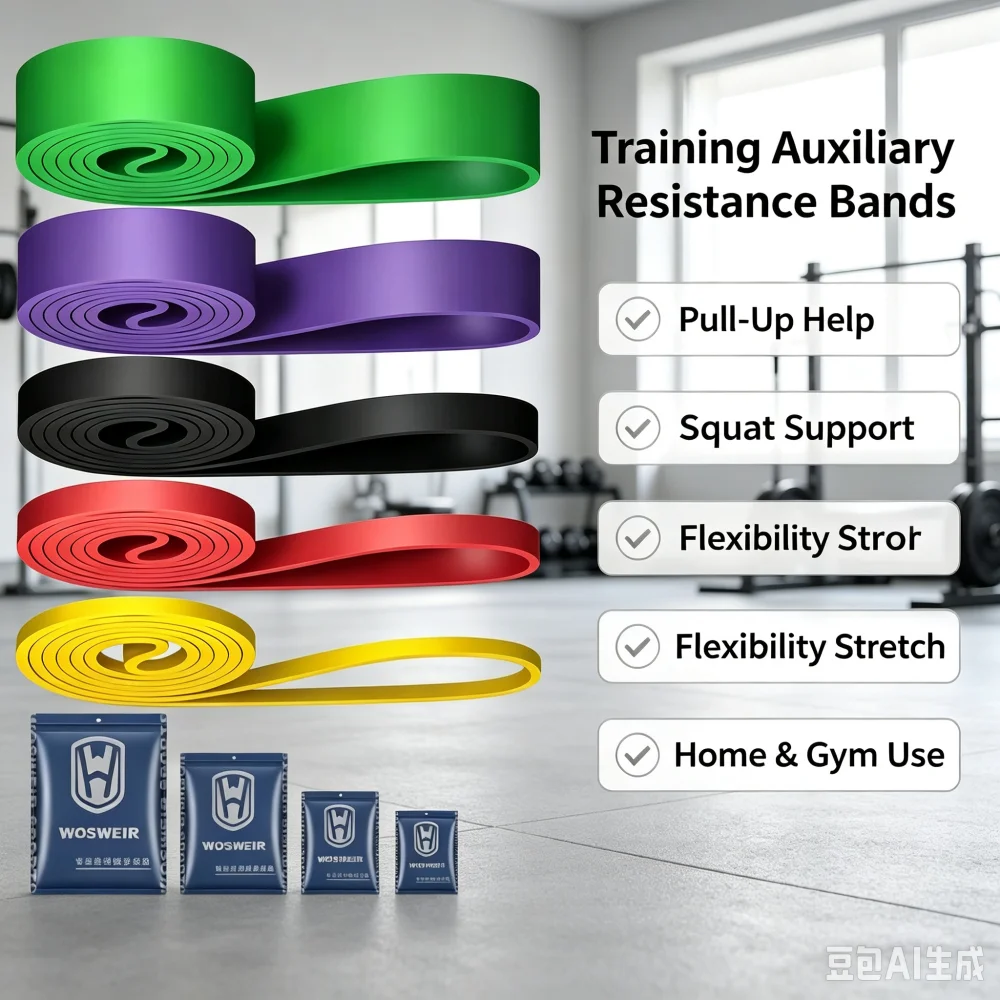 Pull-ups Auxiliary Resistance Band Fitness Resistance Band Suitable for Men and Women Elastic Tension Band Energy Training