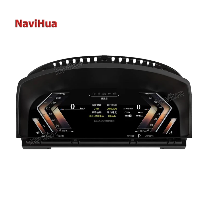 

NAVIHUA LINUX System 12.3 Inch LCD Instrumentation Car Digital Speedometer Meter For BMW E65 E66