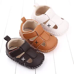 Baby Shoes Soft PU Hollow Sandal for Toddler Boys and Girls 0-2 Years Spring and Summer High Quality Walking Shoes Fashion D2617