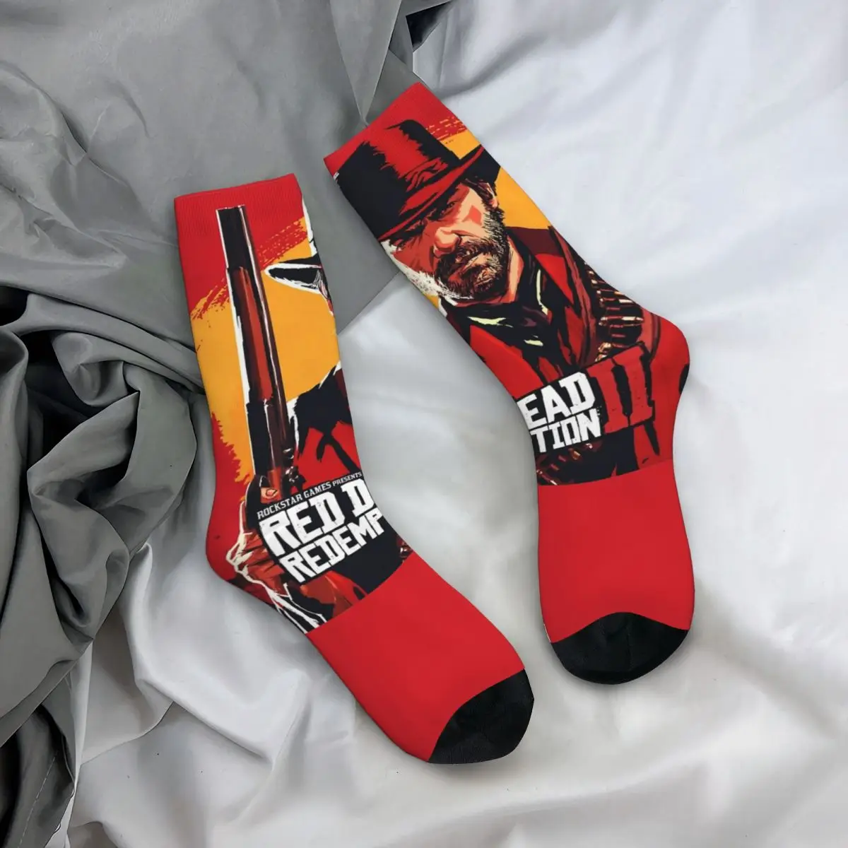 Casual Men Women Socks Arthur Morgan The Dangerous Outlaw Red Dead Redemptions Accessories Cute Graphic Socks Spring