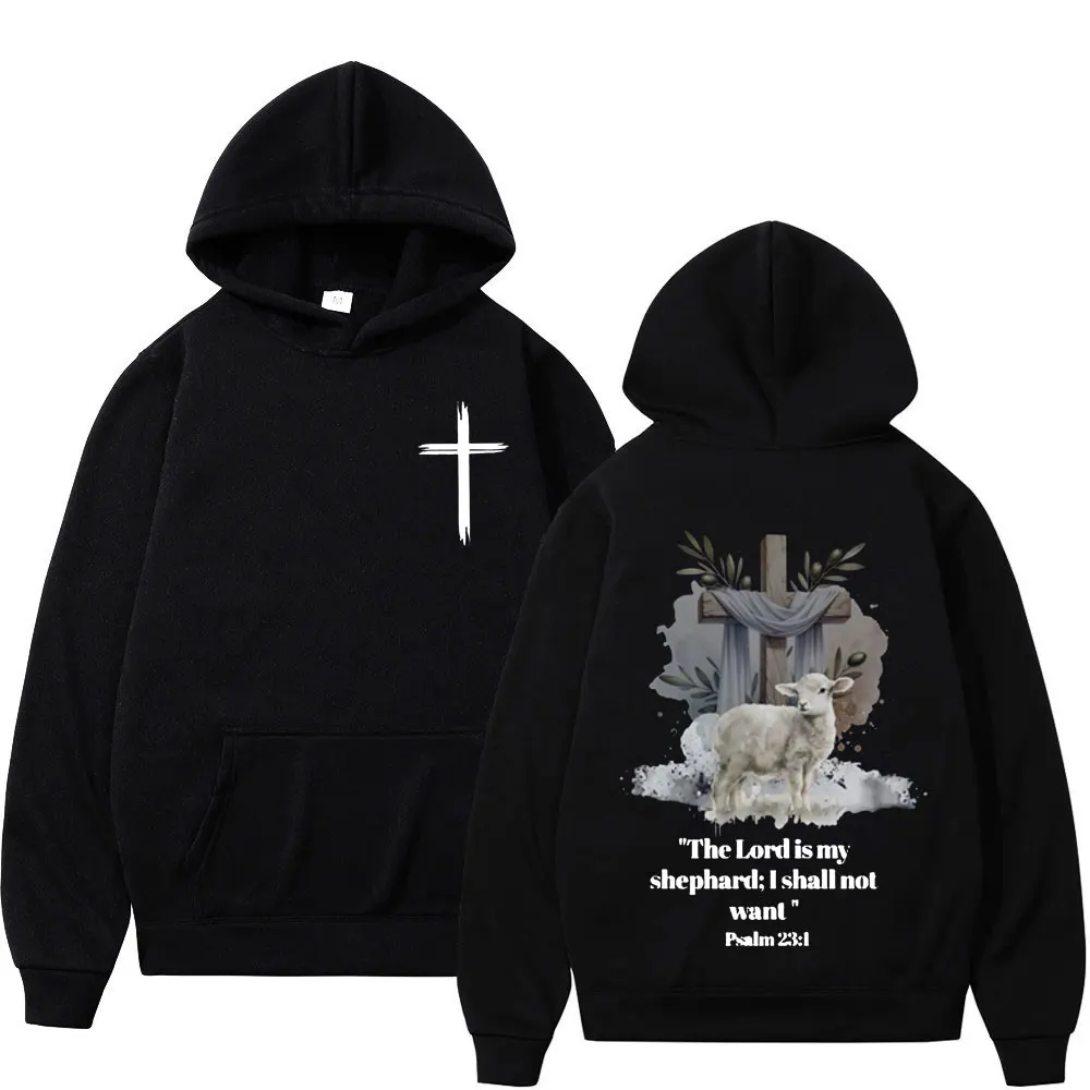 Aesthetics Christian Jesus Bible Verse Hoodies Men Women Clothing Fashion Long Sleeve Hooded Sweatshirts Casual Vintage Pullover