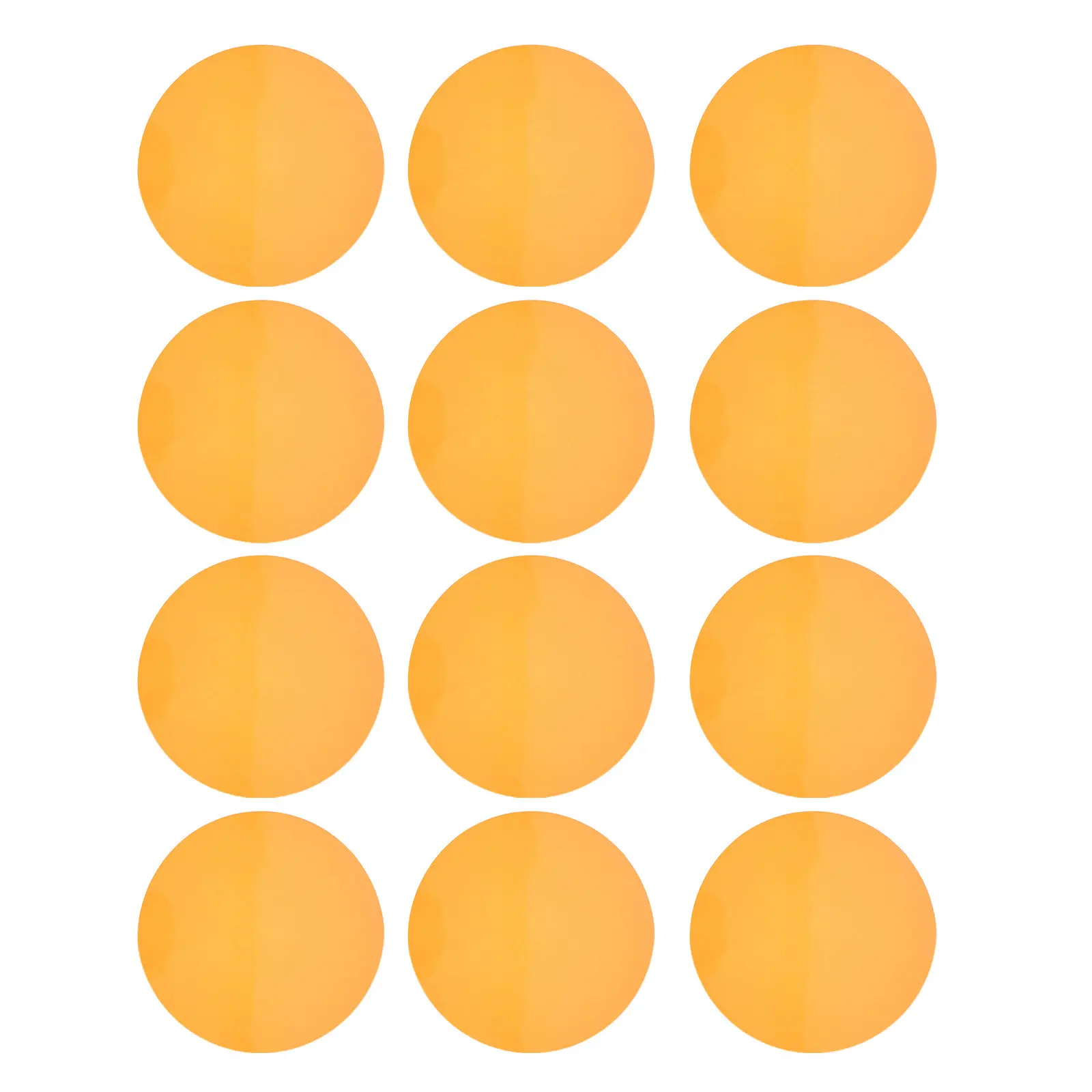 15Pcs Ambient Lighting Gel Stickers Warm Light Film Adhesive Diffuser Orange Color Filter for LED Spotlight Indoor Studio