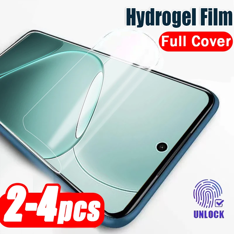 

2-4 шт. силиконовая гидрогелевая пленка для Oppo A6 Max A5 Pro A6 GT A6C A6T A6S A6X A80 A60 A98 A78 A58 A38 A18 A74 A54, защитная пленка для экрана