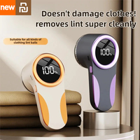 Xiaomi Youpin Electric Lint Remover With LED Display Portable Fabric Shaver Rechargeable For Clothes Sweater Hair Ball Trimmer