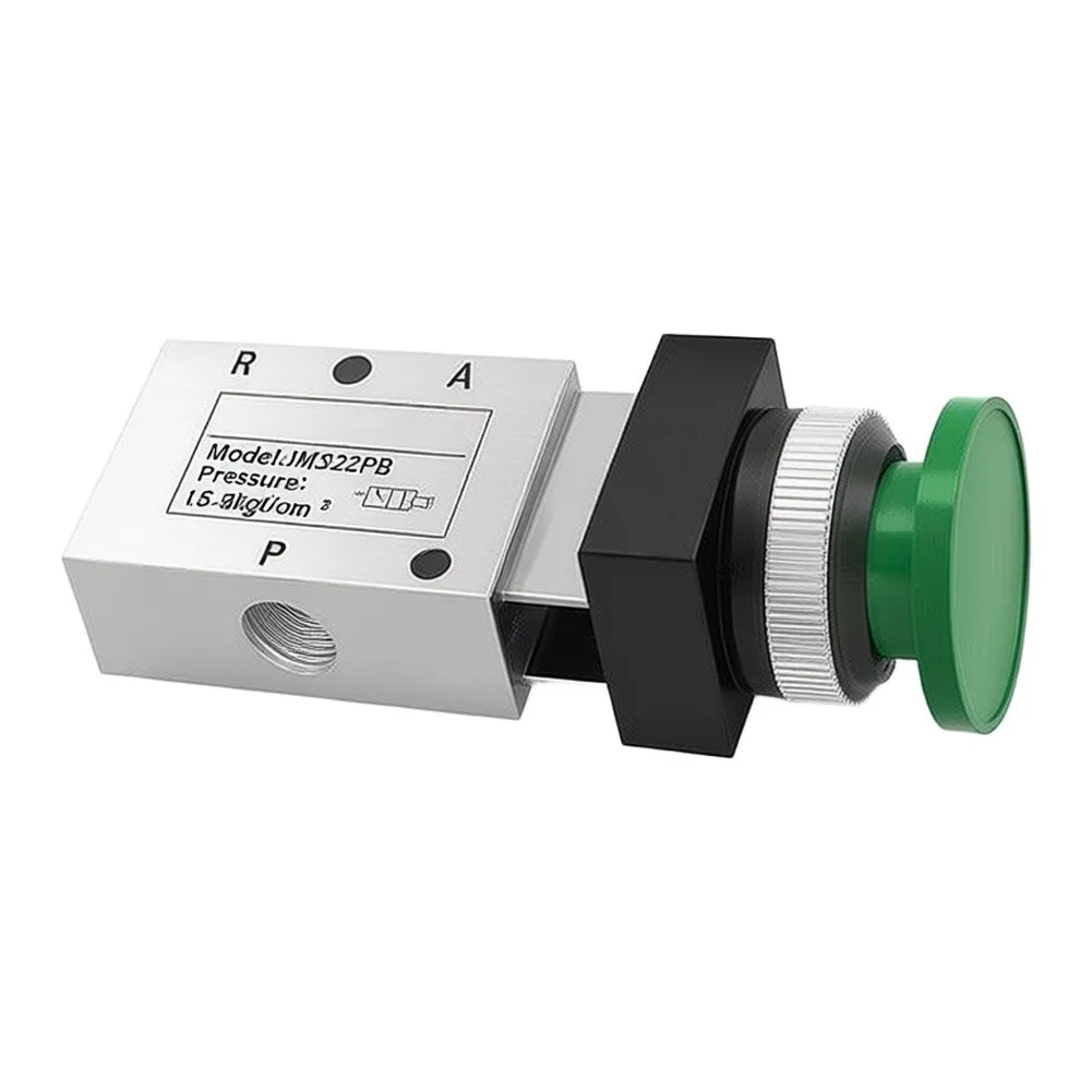 JM322R 1/4in NPT 3 Way 2 Position Valve with Aluminum Construction for Consistent Performance in Workshop Settings