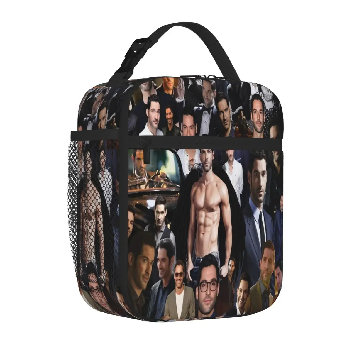 Bestselling Tom Ellis Canvas Texture Compact Lunch Bag Weekend Getaway Meal Bag