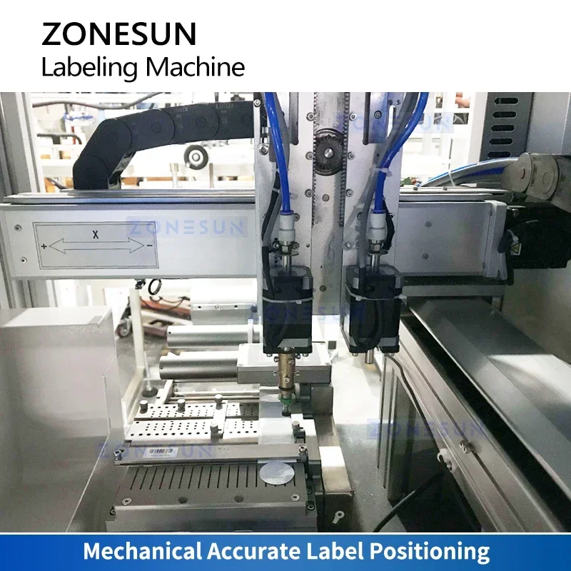 Zonesun Vision Inspection Labeling Machine Automatic Flat Surface Labeling Machine CCD Visual Inspection Labeler ZS-STB2