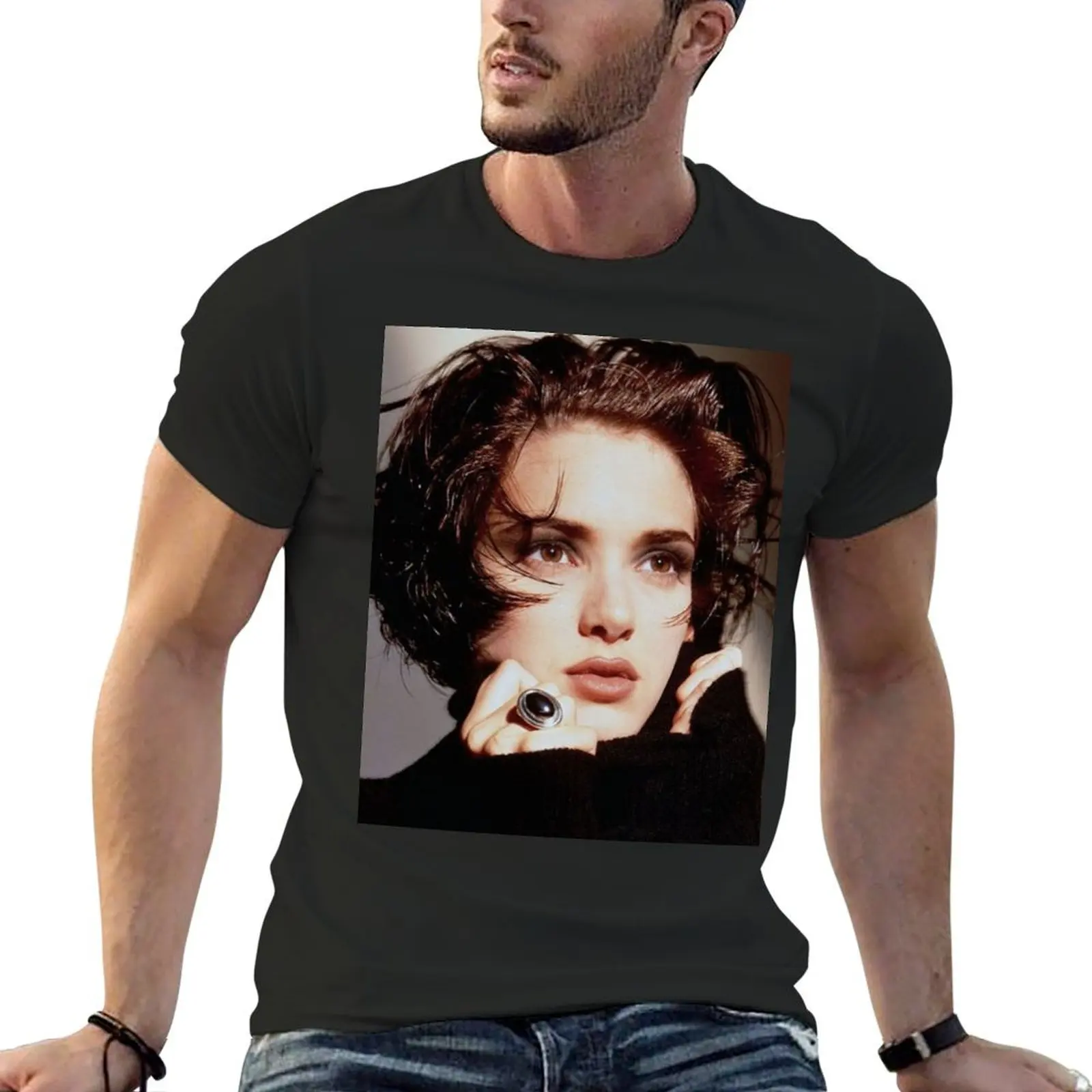 Winona Ryder - Album T-Shirt oversized oversizeds tops mens big and tall t shirts