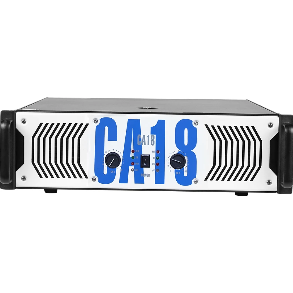 Biner CA18 2u 2ch 1100W Professional Power Amplifier for Stage Performance Concert Conference KTV Party