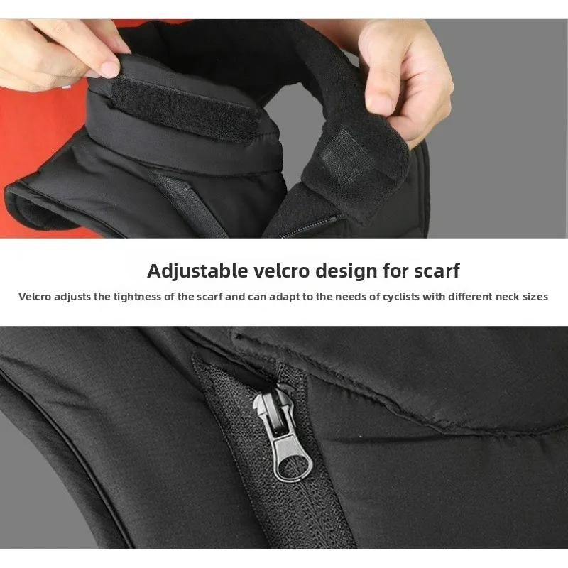 Мужская мотоциклетная защита для шеи, ветрозащитная защита для груди, съемная, подходит для катания на лыжах, пеших прогулок, туризма, кемпинга, мужская велосипедная шея