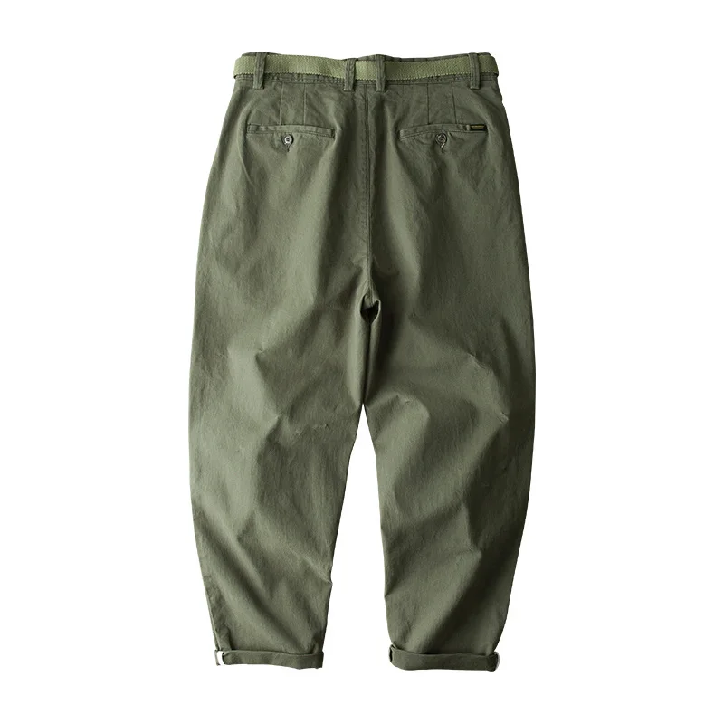 Spring New Overalls Outdoor Hiking Sport Combat Trekking Climbing Trousers Solid Color Simple Loose Straight Casual Pants Men\'s