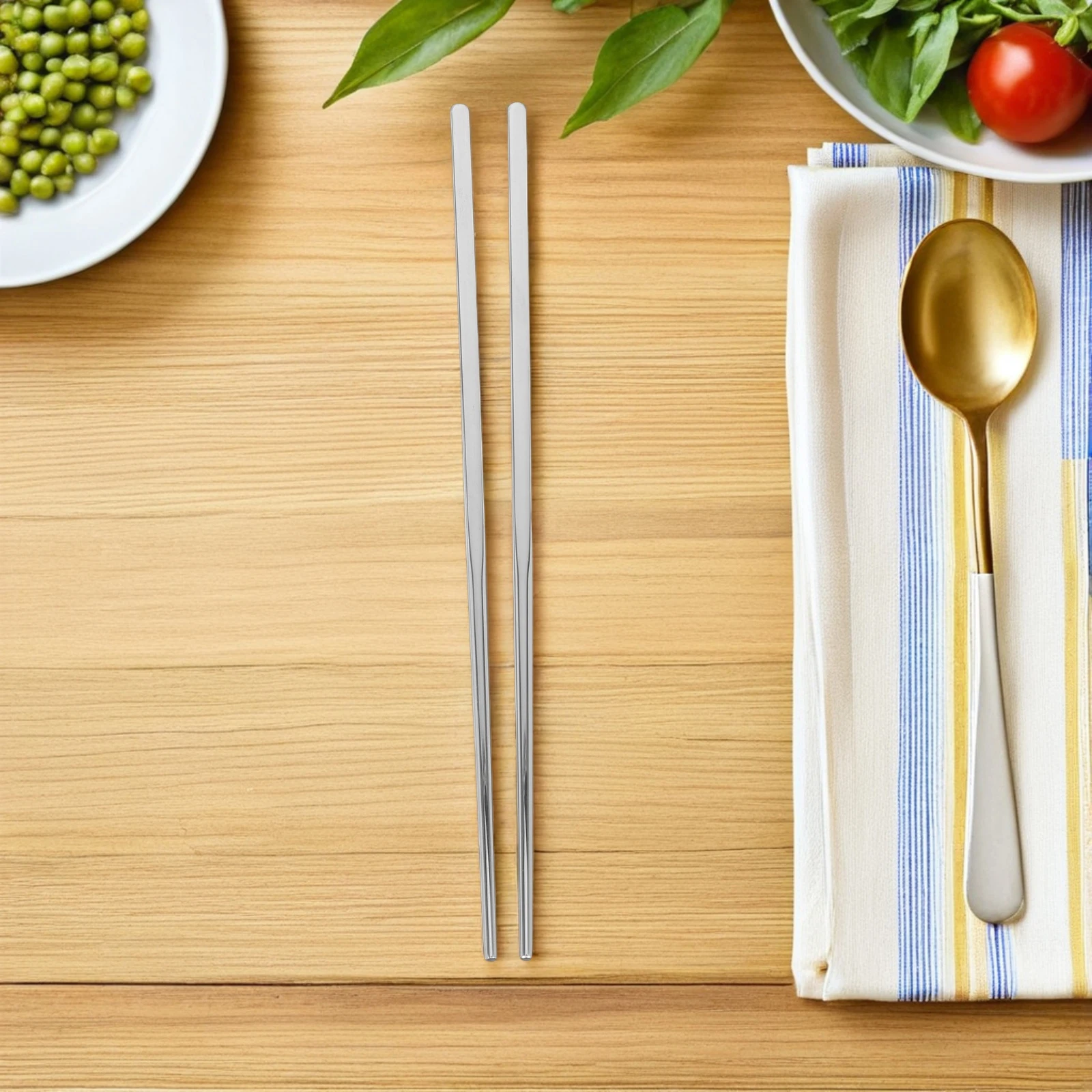 

12 Pairs Anti-scald Stainless Steel Chopsticks Travel 304 Dining Parties Cutlery