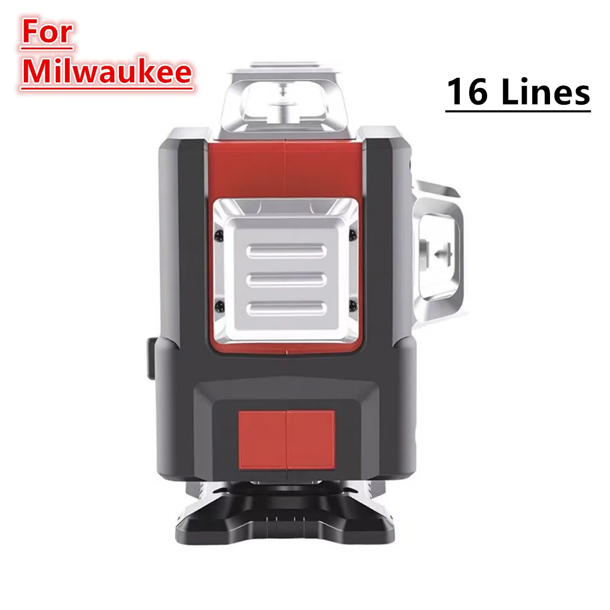 16 Lines Laser Level 4D 360° Self-leveling Horizontal Vertical Power Tool For Milwaukee 18V Battery