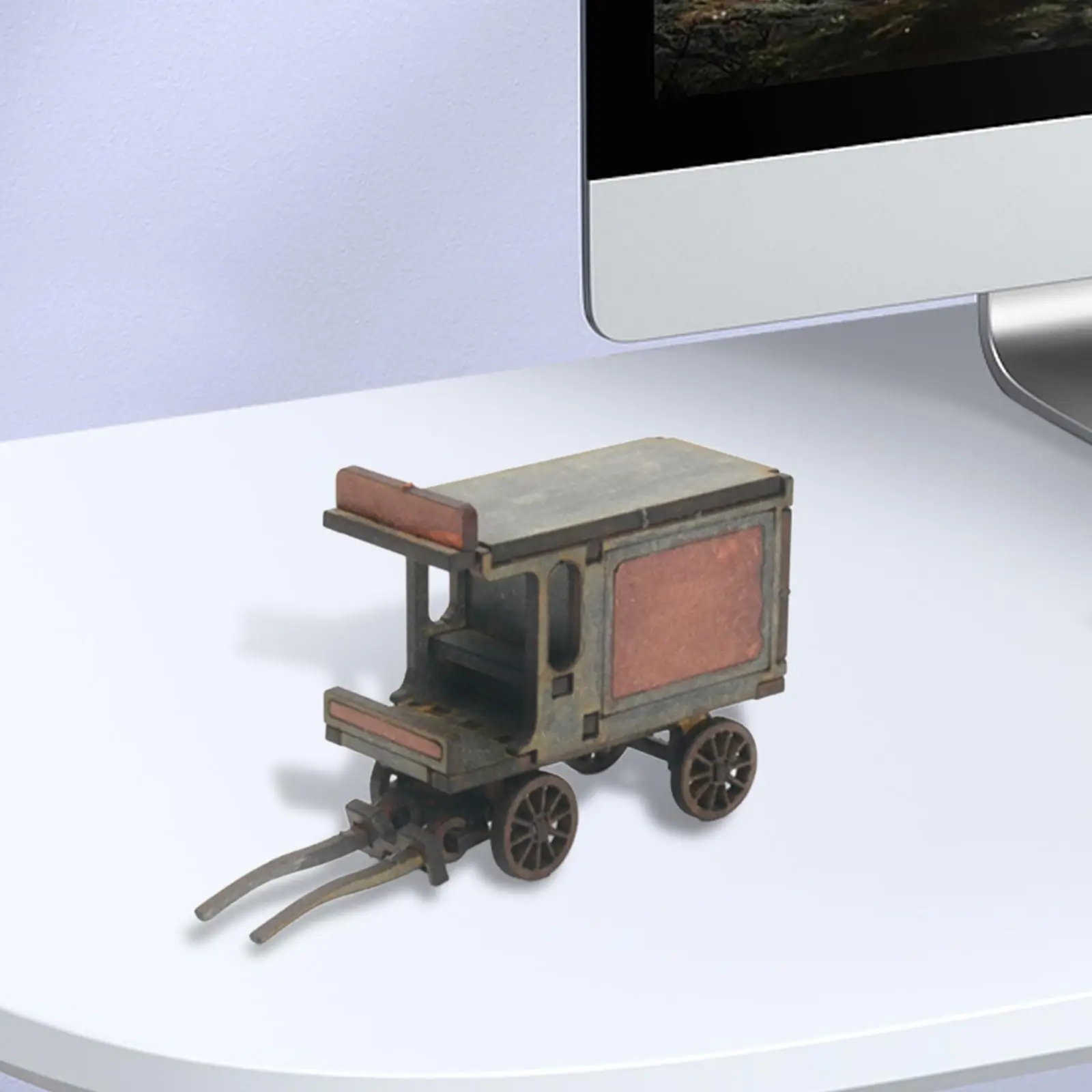 1/72 النقل بناء أطقم منمذجة تخطيط مشهد لتقوم بها بنفسك الخشب 1:72 مقياس الطلاء ديوراما المشهد الصغير نموذج الهندسة المعمارية