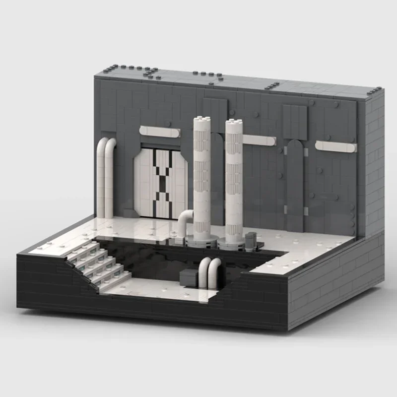 Estrela filme modelo moc tijolos de construção batterer tecnologia base combate blocos modulares presentes brinquedos natal diy conjuntos montagem