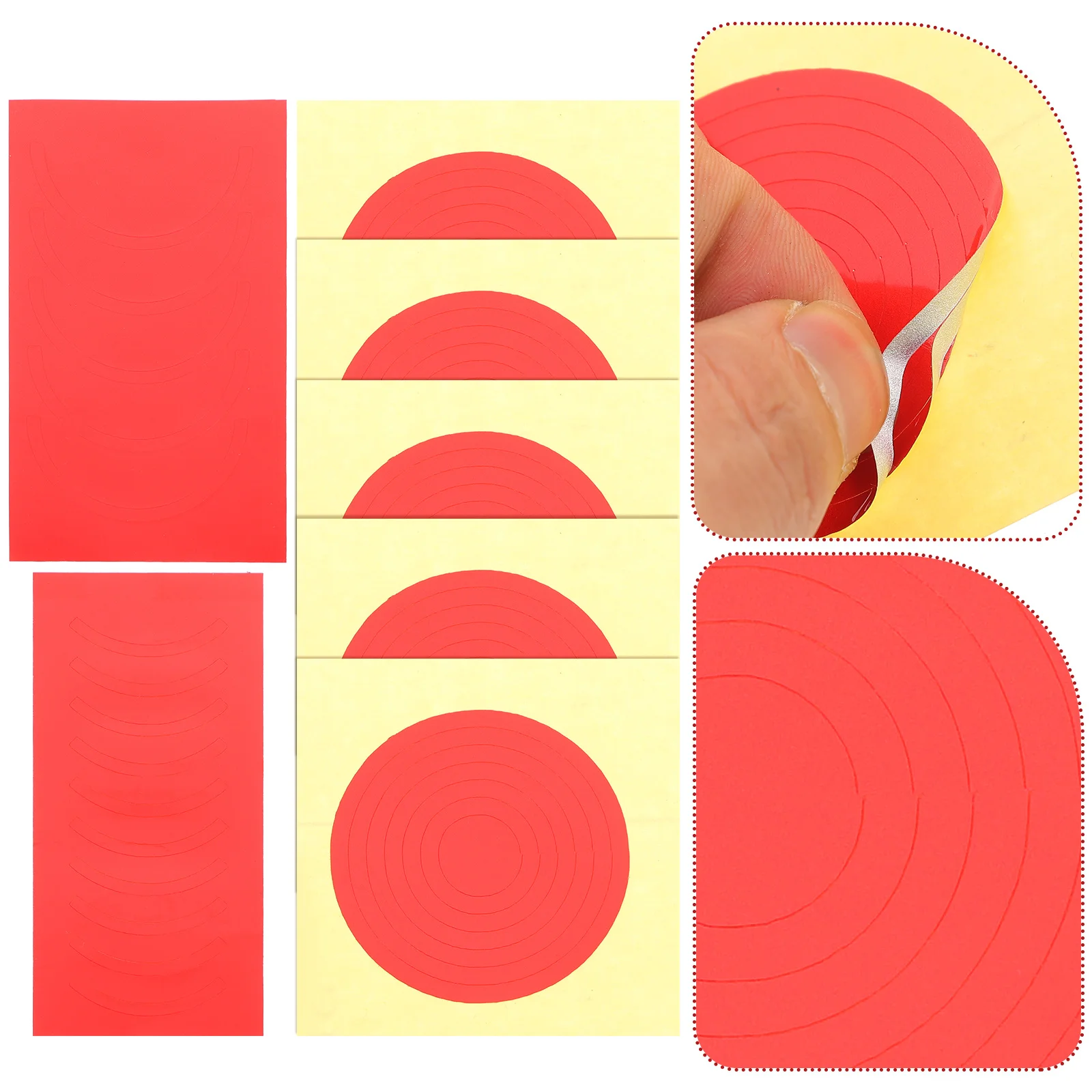 7 Sheets Pressure Gauge Sticker Label Decal Scrapbook Stickers Indication Labels Instruction