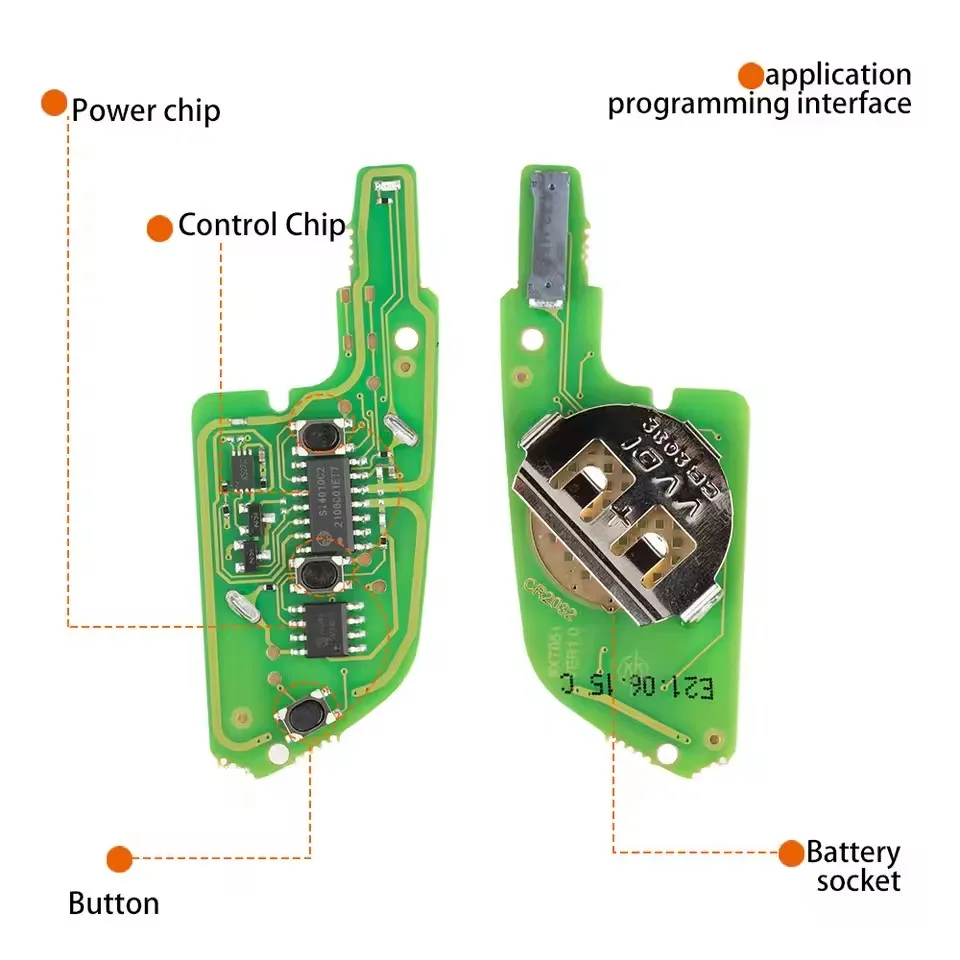 1 Piece Xhorse VVDI XEKF20EN Key With Super Remote XT27 Chip for VVDI Key Tool MINI Max 4 Buttons
