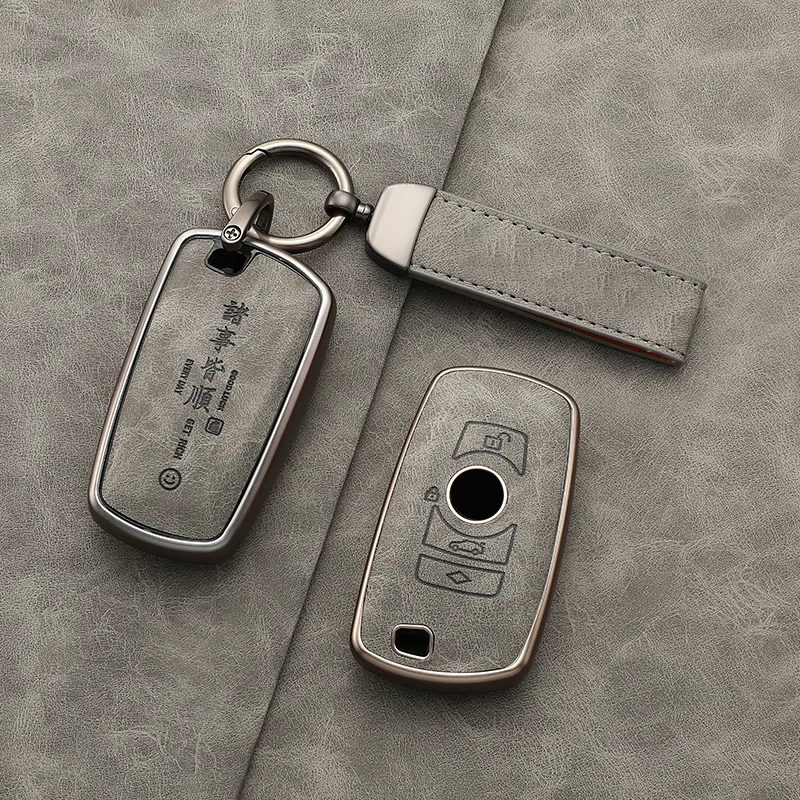 Portable Key Case for BMW 520 F10 F30 F18 118i 320i 1 3 5 7 Series X3 F25 X4 M3 M5 Smart Remote Car Key Case Cover Fob Holder