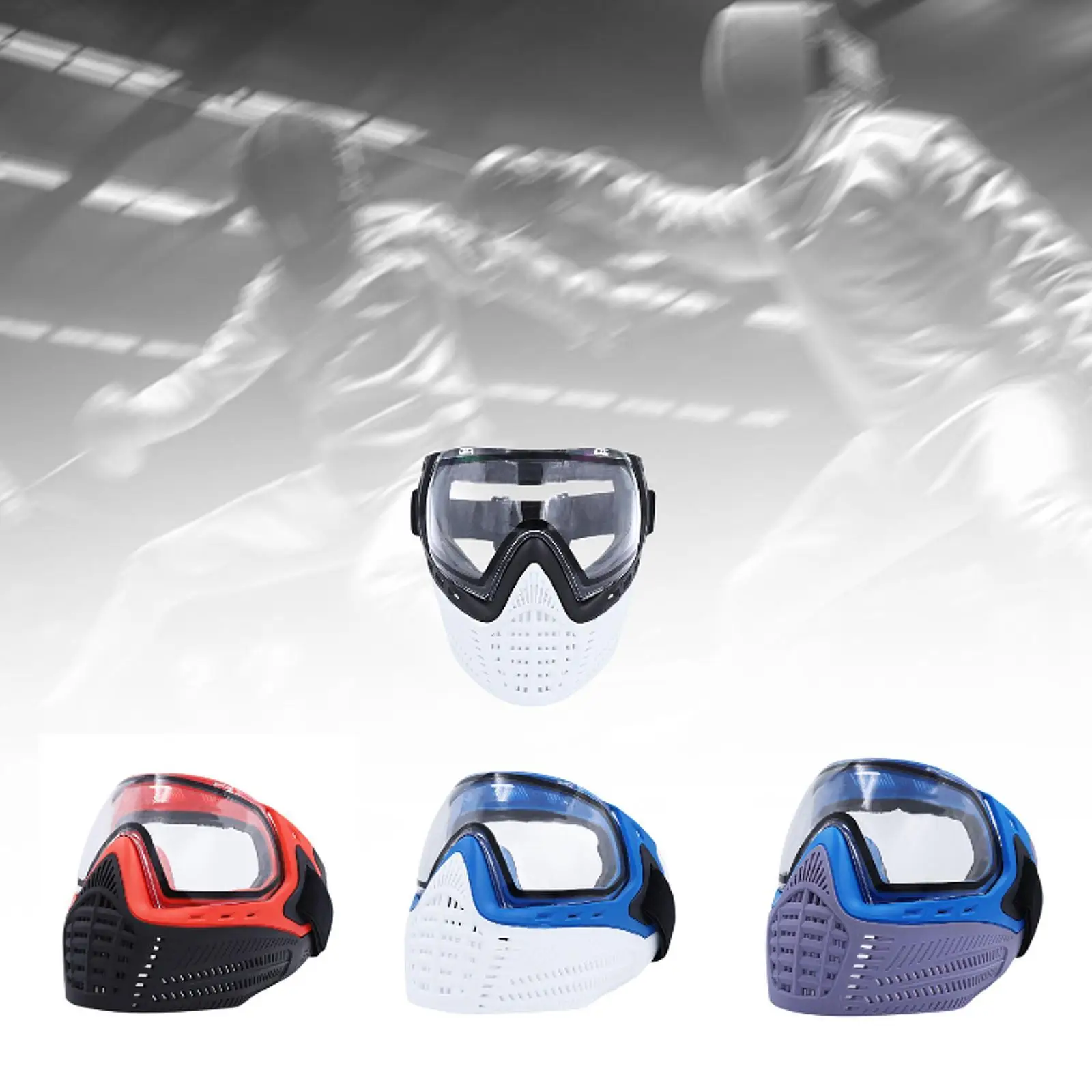 Fencing Mask for Adults Unisex Lightweight Face Guard with Adjustable Strap for Fencing Training and Martial Arts
