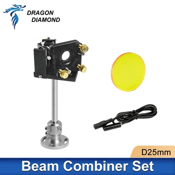 Laser Mirrors Mount Beam Combiner Set 20mm 25mm Lens Laser Red Pointer for Co2 Laser Engraving Cutting Machine Laser Mirrors Mount Beam Combiner Set 20mm 25mm Lens Laser Red Pointer for Co2 Laser Engraving Cutting Machine