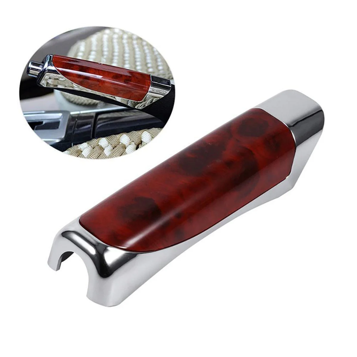 Accesorios De Autos Car Hand Brake Grips Styling Accessories Handles Red Supplies