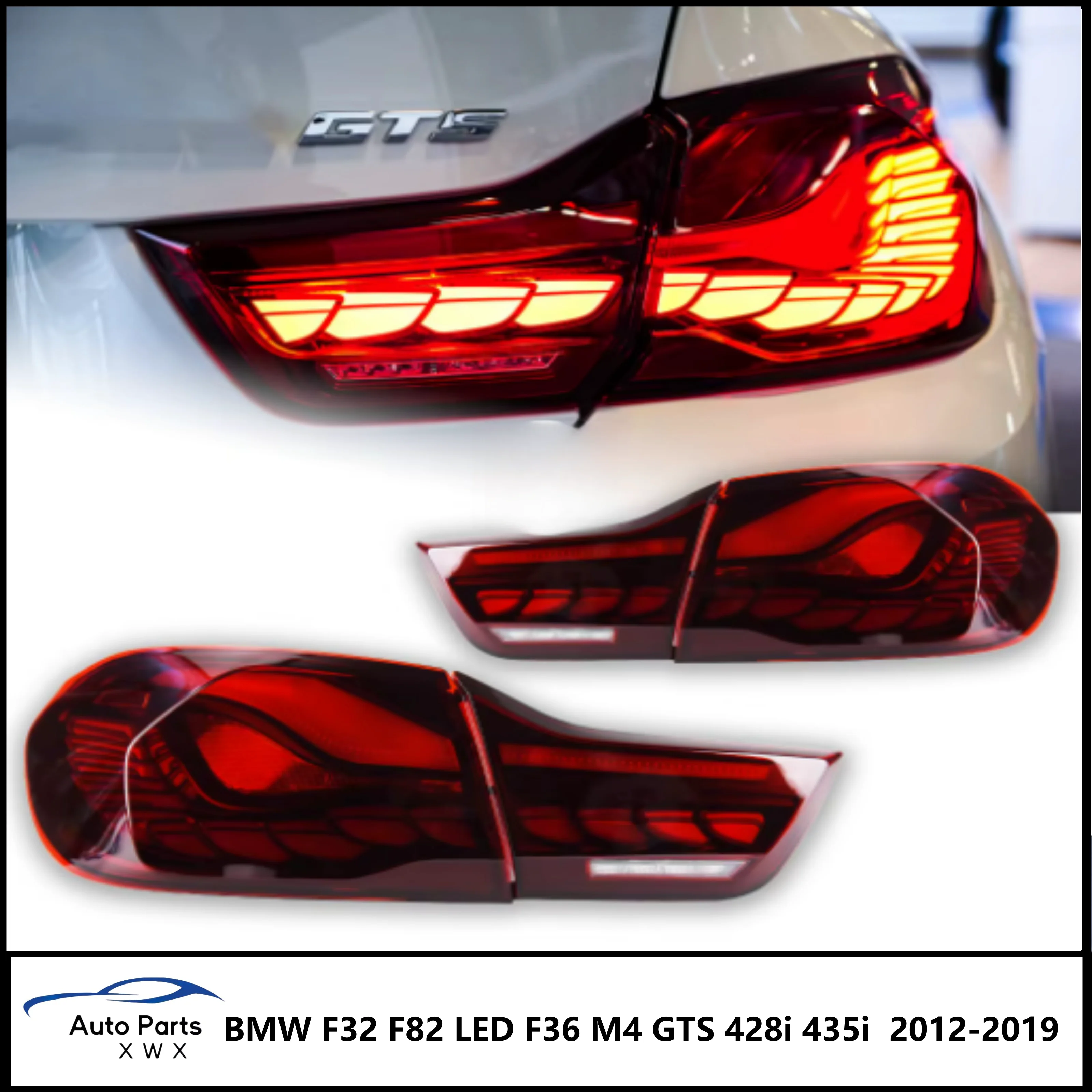 Car Lights for BMW F32 Tail Light 2012-2019 F82 LED Tail Lamp F36 M4 GTS 428i 435i DRL Dynamic Signal Automotive Accessories