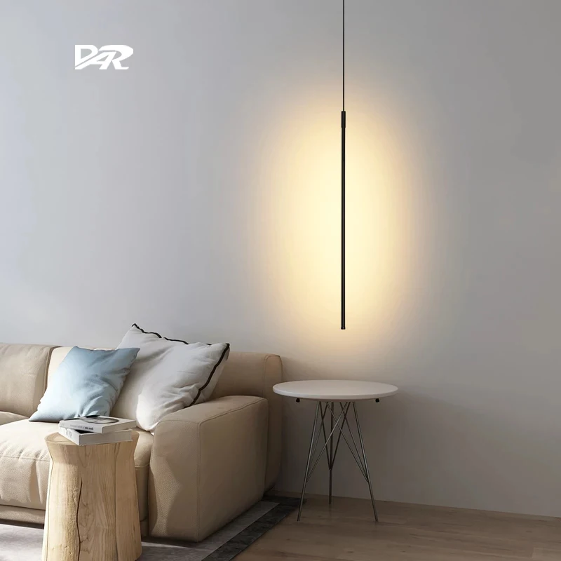 

Black Modern Led Pendant Lights Bedroom Living Room Bedside Suspension Luminaire Aluminum Lamp Body Pendant Lamps For Ceiling