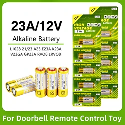 5-50 sztuk 58mAh 23A 12V baterie zabawki zdalnie sterowane sucha bateria alkaliczna L1028 21/23 A23 E23A K23A V23GA GP23A RV08 LRV08 23A