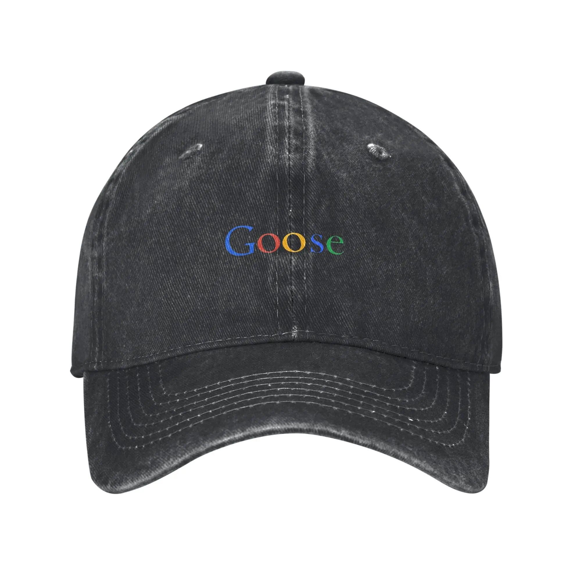 Google Colour Goose Logo Fashion Baseball Cap  Snapback Visor Cap  Office Casual Visor Cap