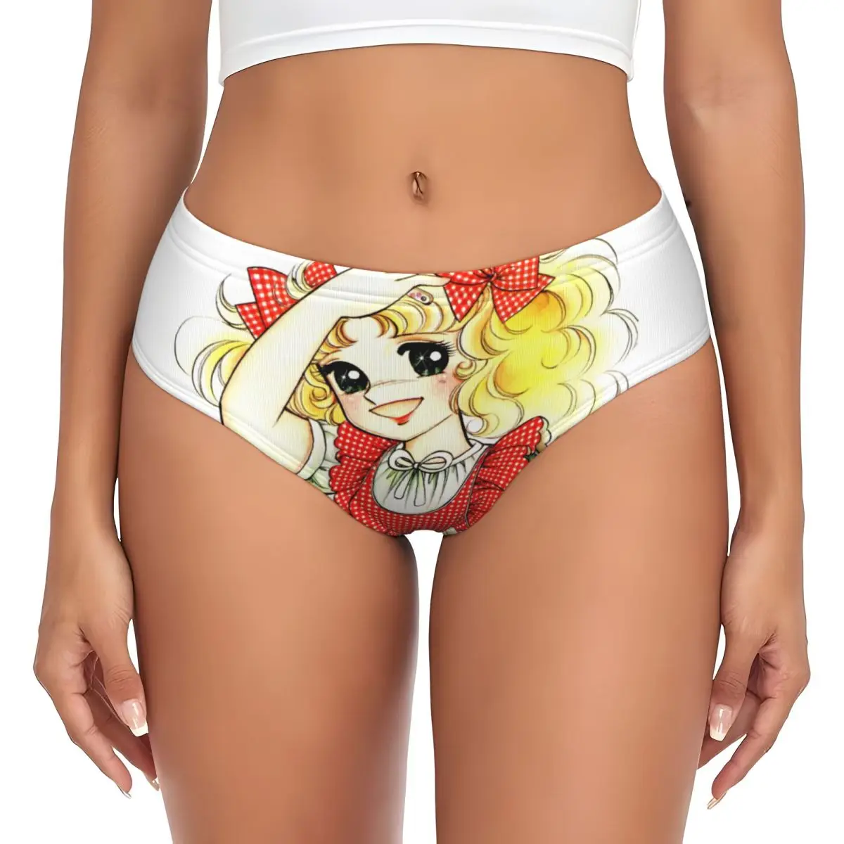 

Женские трусики ярких цветов на заказ, нижнее белье, женские дышащие трусы в стиле японского аниме, манга, трусы