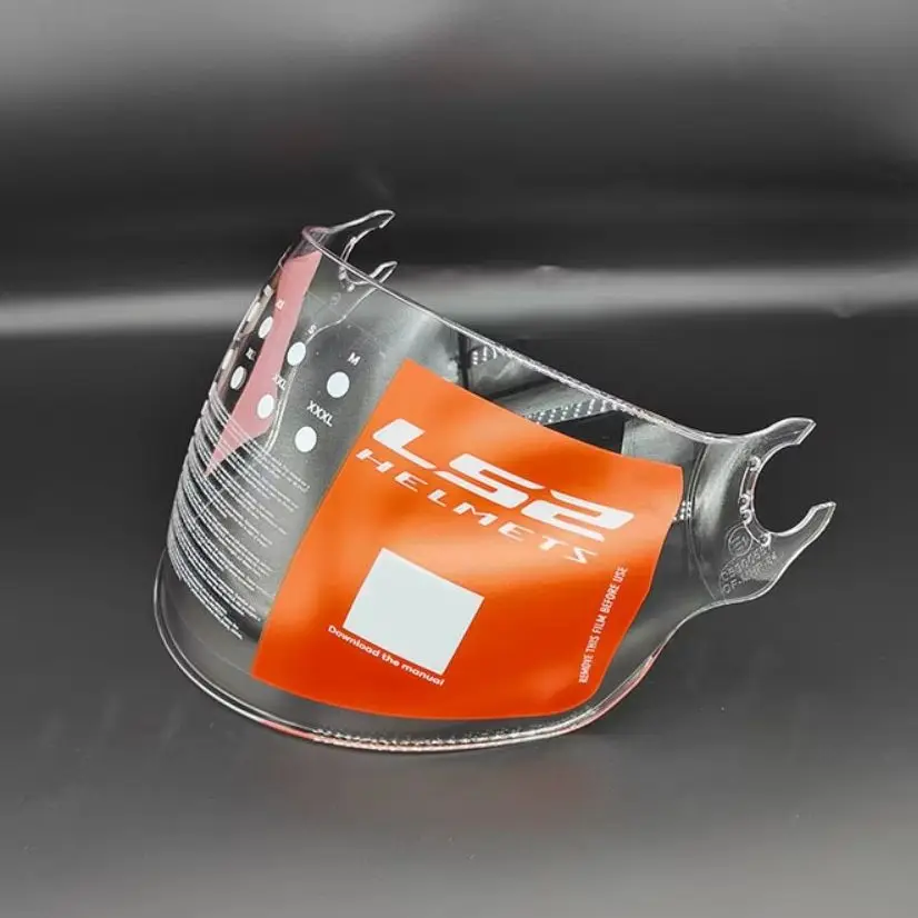 OF562 Visera de casco LS2 a prueba de viento, piezas de casco con espejo, accesorios de visera, protección UV diurna y nocturna, lente de repuesto para casco