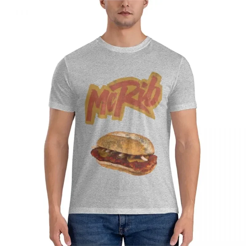 mens funny t shirts mens white tshirts graphic t shirt McRib (90s throwback) Essential T-Shirt Relaxed Fit T-Shirts   harajuku