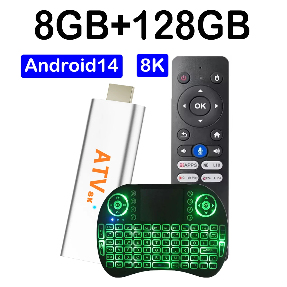 2025 Новый мини-телевизор Q15 Android14 Allwinner H313 8K Ultra HD Dual Wi-Fi 5G AV1 8GB128GB Потоковое медиаплеер Smart TV Box
