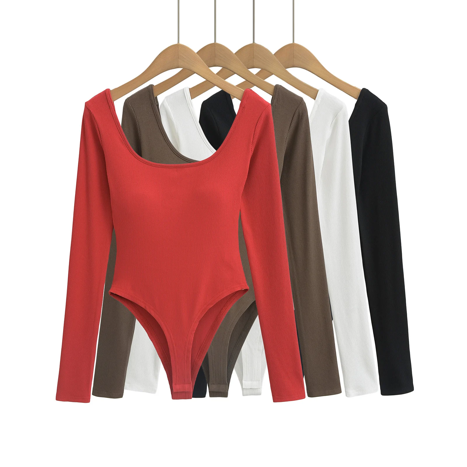 섹시 윈드 U넥 스트랩 베스트 여성 타이트 발란스 속옷 베이스 레이어 원피스 옷 (가슴 패드 포함)