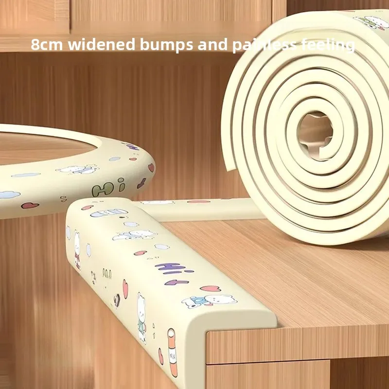 

Детская угловая полоса для предотвращения столкновений, наклейка для подшивки стола, защитный чехол, силиконовая защита, мягкий прямоугольный