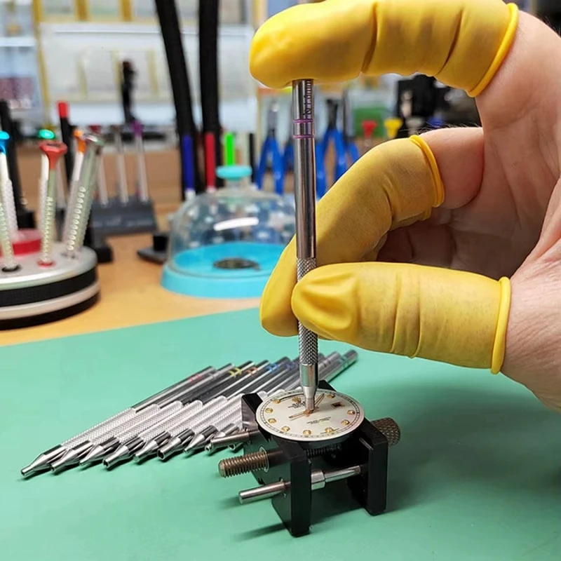 

Watch Hand Pressers Pusher Hour,Minute,Second Hand Install Fitting Set Wristwatch Repair Tools Kit for Watchmake-SPMI