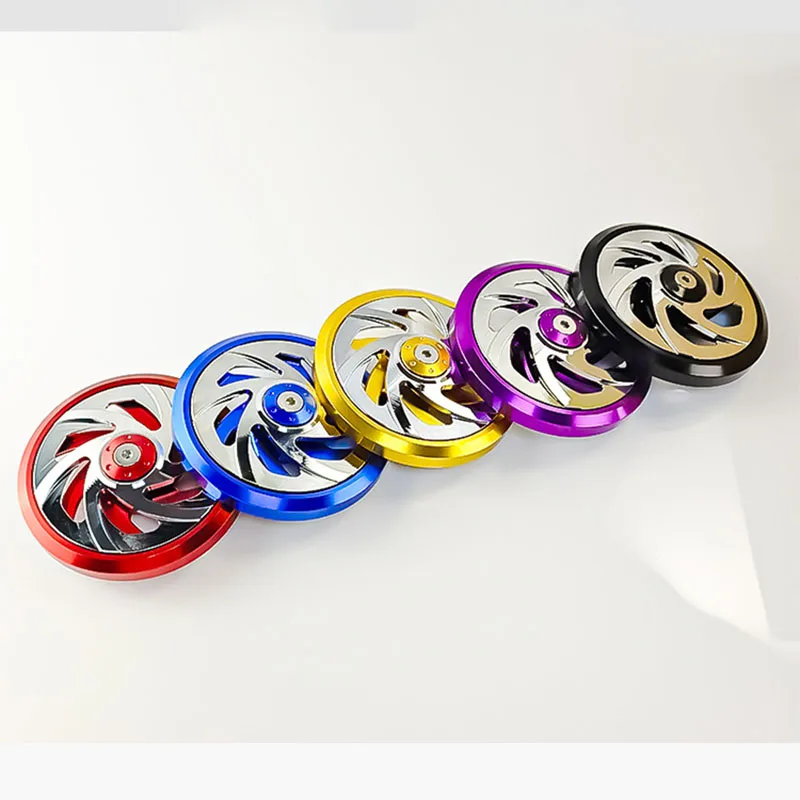 NewUniversal Motorcycle Rotating Cooling Fan Cover CNC Engine Protector Radiator Guard Cover For Dirtbikes Scooter Accessories