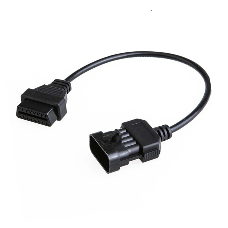 For Opel 10Pin OBD OBDII Extension Cable Works For Vauxhall/Opel Diagnostic Adapter For Opel 10 Pin to OBDII 16 Pin Female