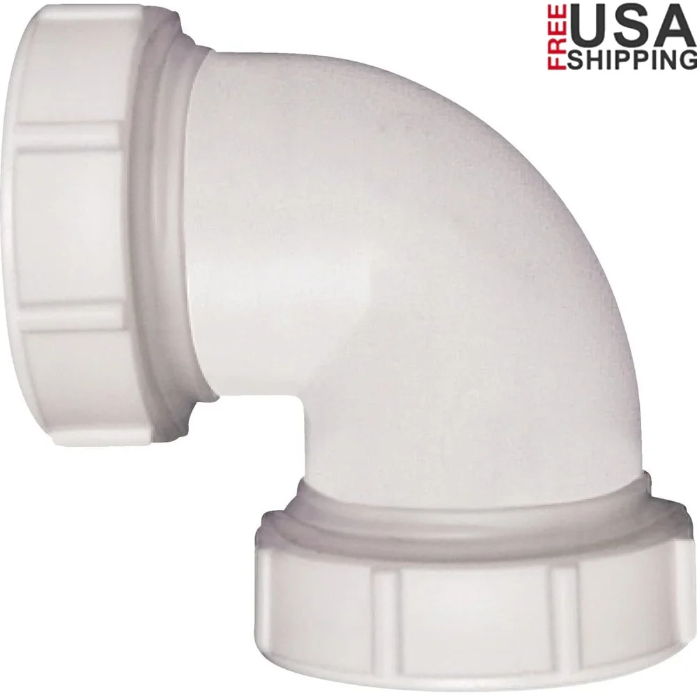 

Прочный 90-градусный соединительный колено, разъем из ПВХ, 1,5-дюймовый понижающий шарнир, шайба, простая установка, сантехнический фитинг