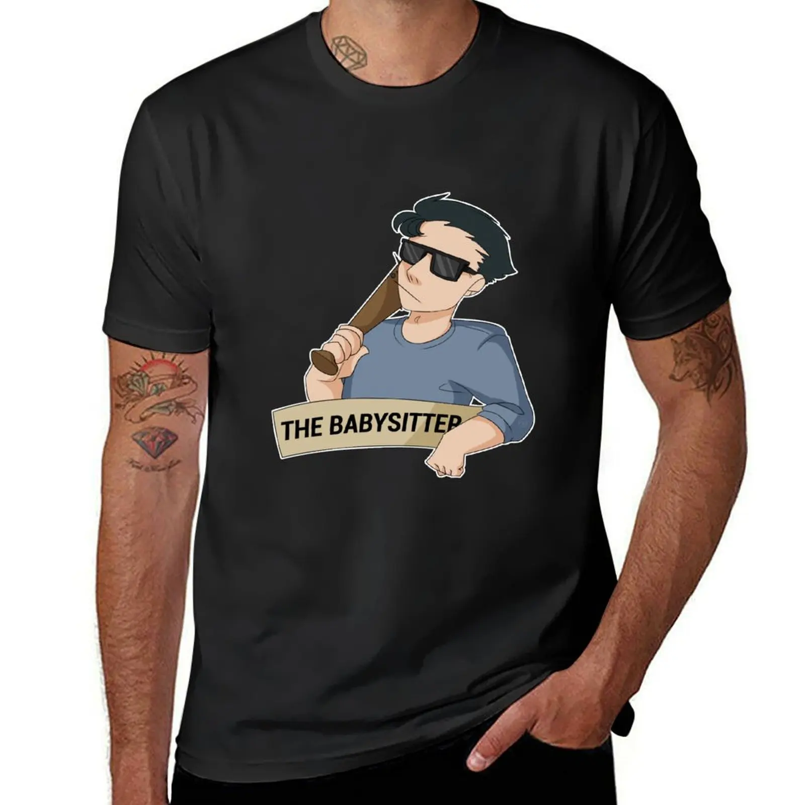 Steve, the Babysitter T-Shirt quick drying vintage clothes Blouse mens clothing