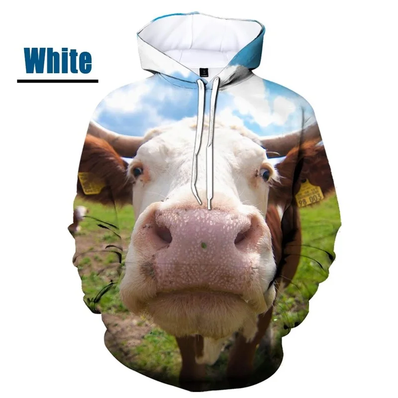 

Funny Cow Graphic 3D Hoodies Men Women Oversized Hip Hop Casual Hoodie Pullovers Hooded Sweatshirts Tracksuits Coat Kid Clothing