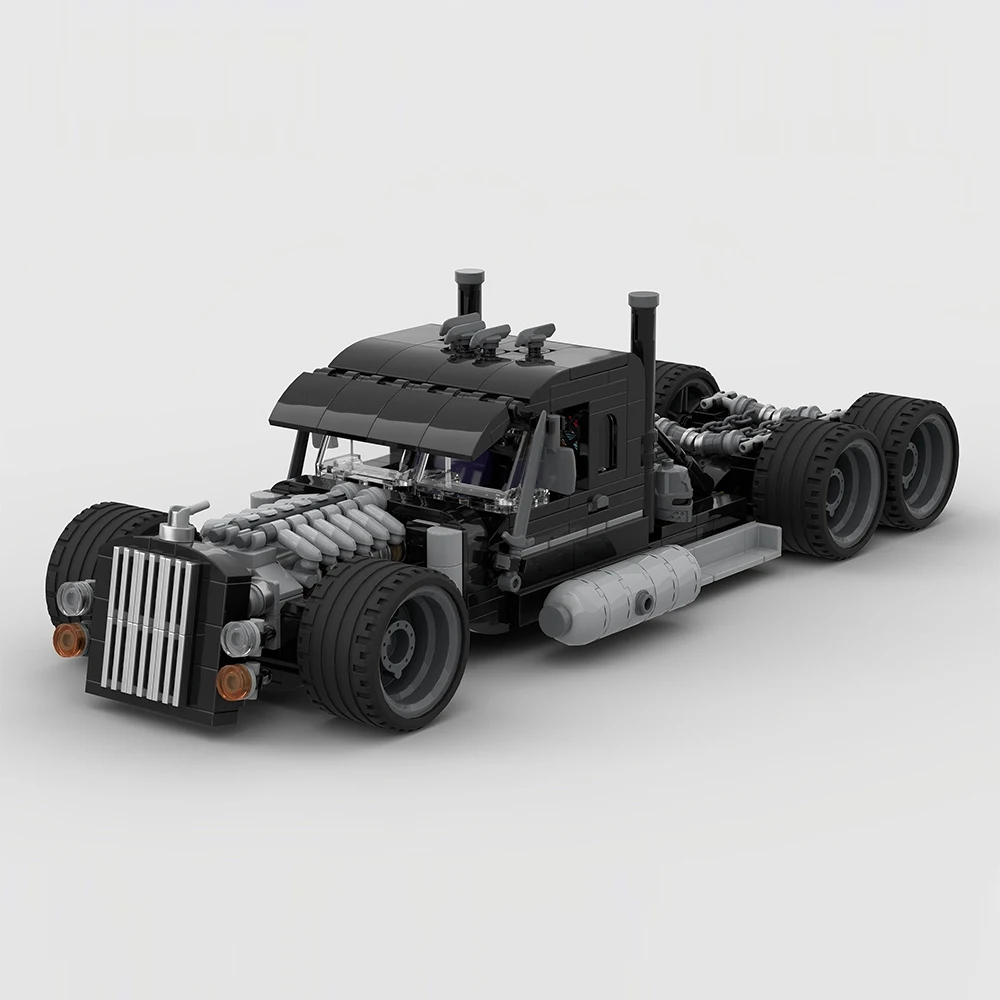 

Новая скорость MOC ​ ​ Серия Peterbilt 359 Соборный суперкар Строительные блоки Технический гоночный автомобиль DIY Гаражная игрушка Подарочный набор для мальчиков 552 шт.