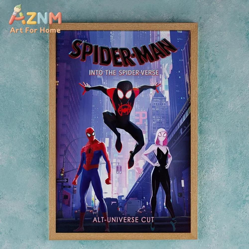 Spider Man Across the Spider Verse 2023 Movie Poster Wall Art Decor Rome Decor Film Poster Collectibles Birthday Gifts - view 6